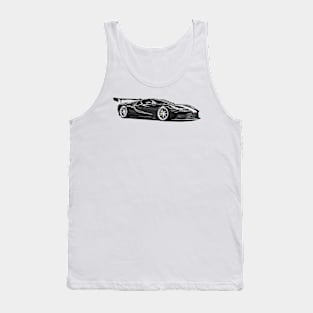 GT Racing Cartoon Tank Top